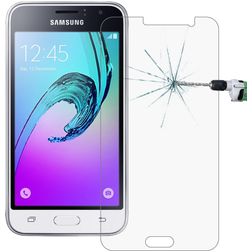 Mobigear Samsung Galaxy J1 (2016) Glazen Screenprotector - Case Friendly