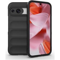 Mobigear Bumpy Google Pixel 9 Pro Hoesje Flexibel TPU Backcover - Zwart