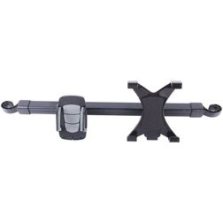 Mobigear Backseat Hoofdsteun Tablet Houder Hoofdsteun Klem Universeel - Zwart