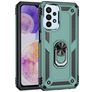 Mobigear Armor Ring Samsung Galaxy A23 Hoesje Hardcase Backcover Shockproof met Ringhouder - Groen