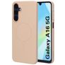 Mobiparts Slim Line Samsung Galaxy A16 MagSafe Hoesje Hardcase Backcover - Dune Sand