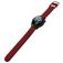 Mobigear Bumpy Siliconen Smartwatch Bandje Gespsluiting - Universeel 20 mm aansluiting - Bordeaux Rood