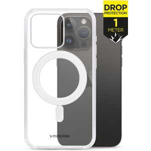 Mobilize Naked Protection Doorzichtig iPhone 14 Pro Max MagSafe Hoesje Hardcase Backcover Shockproof - Transparant