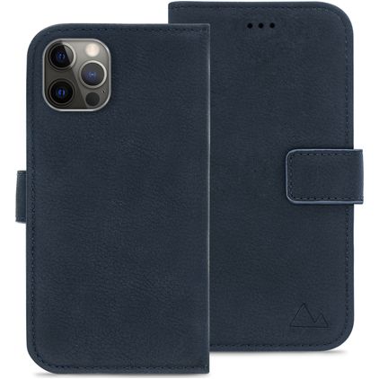 My Style Flex Wallet iPhone 12 Hoesje Bookcase Portemonnee - Royal Blue