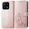 Mobigear Clover Xiaomi 13 Hoesje Bookcase Portemonnee - Roségoud