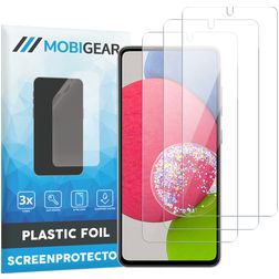 Mobigear Samsung Galaxy A52s 5G Screenprotector Folie - Case Friendly (3-Pack)