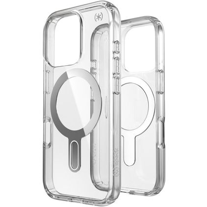 Speck Presidio Perfect Clear Doorzichtig iPhone 16 Pro MagSafe Hoesje Hardcase Backcover Shockproof - Transparant