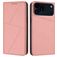 Mobigear Frosted Flip iPhone 17 Pro Max Hoesje Bookcase Portemonnee - Roze