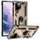 Mobigear Armor Ring Samsung Galaxy S22 Ultra Hoesje Hardcase Backcover Shockproof met Ringhouder - Goud