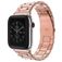 Mobigear Antwerp Stalen Apple Watch Bandje Vouwsluiting - 42/41/40/38 mm - Roségoud