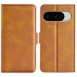 Mobigear Slim Magnet Google Pixel 10 Hoesje Bookcase Portemonnee - Cognac