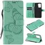 Mobigear Butterfly OPPO A94 5G Hoesje Bookcase Portemonnee - Turquoise