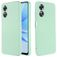 Mobigear Rubber Touch OPPO A17 Siliconen Hoesje Backcover - Groen