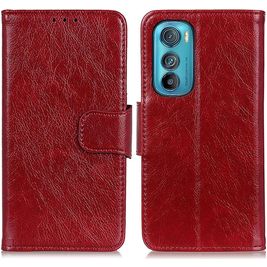 Mobigear Classy Motorola Edge 30 Hoesje Bookcase Portemonnee - Rood