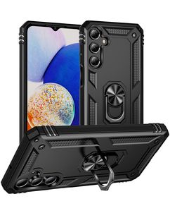 Mobigear Armor ring Samsung Galaxy A16 Hoesje Hardcase Backcover Shockproof met Ringhouder - Zwart