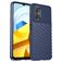 Mobigear Groove POCO M5 Hoesje Flexibel TPU Backcover - Blauw
