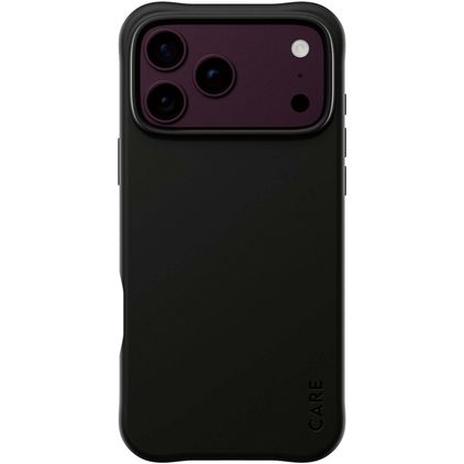 CARE by PanzerGlass Fashionable iPhone 18 Pro Max MagSafe Hoesje Flexibel TPU Backcover - Zwart