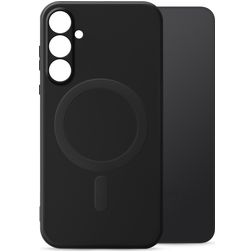 My Style Protective Flex Samsung Galaxy S25 MagSafe Hoesje Flexibel TPU Backcover - Zwart