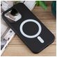 Mobigear Rubber Touch iPhone 15 Pro Max Siliconen MagSafe Hoesje Backcover - Zwart
