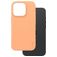 CARE by PanzerGlass Fashionable iPhone 16 Pro Siliconen MagSafe Hoesje Backcover - Peachy