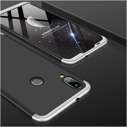 Mobigear TriGuard Xiaomi Mi Play Hoesje Hardcase Backcover - Zwart / Zilver