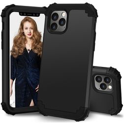 Mobigear Ultra Tough iPhone 11 Pro Hoesje Hardcase Backcover Shockproof - Zwart