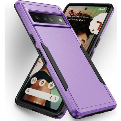 Mobigear Heavy Armor Google Pixel 7 Pro Hoesje Hardcase Backcover Shockproof - Paars
