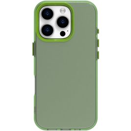 Mobigear Crystal iPhone 16 Pro Hoesje Hardcase Backcover - Groen