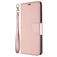 Mobigear Litchi Luxury Wallet Book Case Rose Gold Samsung Galaxy A21
