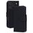 Mobiparts Wallet iPhone 17 Pro MagSafe Hoesje Echt Leer Bookcase Portemonnee - Zwart