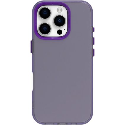 Mobigear Crystal iPhone 16 Pro Hoesje Hardcase Backcover - Paars