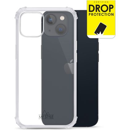 My Style Protective Flex Doorzichtig iPhone 13 Hoesje Flexibel TPU Backcover Shockproof - Transparant