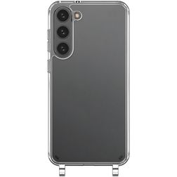 Mobigear Mix & Match Doorzichtig Samsung Galaxy S23 Plus Flexibel TPU Hoesje met koord - Transparant