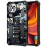 Mobigear Armor Stand iPhone 13 Pro Max Hoesje Hardcase Backcover Shockproof met Standaard - Marineblauw