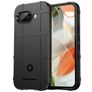 Mobigear Rugged Shield Google Pixel 9a Hoesje Flexibel TPU Backcover Shockproof - Zwart