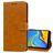 Mobigear Wallet Samsung Galaxy J6 Plus Hoesje Bookcase Portemonnee - Cognac