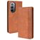 Mobigear Sensation Motorola Edge X30 Hoesje Bookcase Portemonnee - Cognac