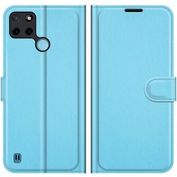 Mobigear Classic Realme C25Y Hoesje Bookcase Portemonnee - Blauw