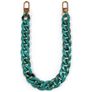 Mobigear Hard kunststof Marble Chain Universeel Verstelbaar Telefoonkoord - Aqua