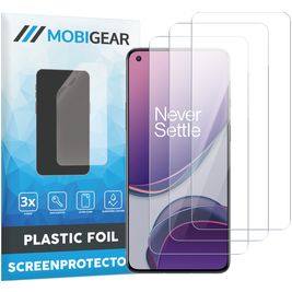 Mobigear OnePlus 8T Screenprotector Folie - Case Friendly (3-Pack)