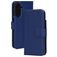 Mobiparts Wallet Samsung Galaxy A17 Hoesje Echt Leer Bookcase Portemonnee - Blauw