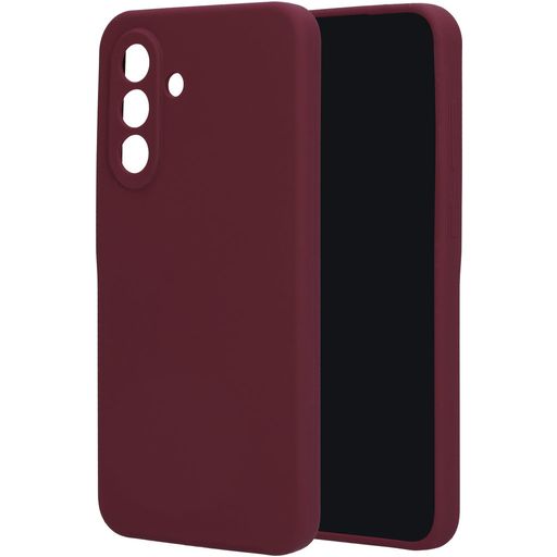 Mobiparts Samsung Galaxy A36 Siliconen Hoesje Backcover - Plum Red