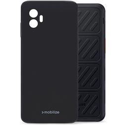 Mobilize Rubber Gelly Samsung Galaxy Xcover 7 Pro Hoesje Flexibel TPU Backcover - Zwart