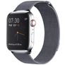 Mobigear Loop Milanese Apple Watch Bandje Magneetsluiting - 49/46/45/44 mm - Grijs