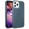 Mobigear Glitter iPhone 12 Pro Max Hoesje Hardcase Backcover - Donkerblauw