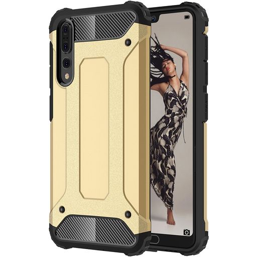 Mobigear Outdoor Huawei P20 Pro Hoesje Hardcase Backcover Shockproof - Goud