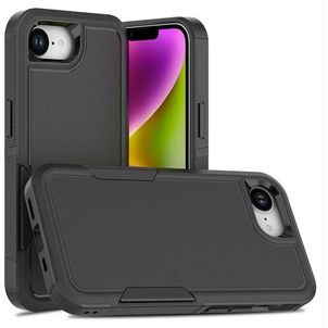 Mobigear Heavy Armor iPhone 16e Hoesje Hardcase Backcover Shockproof - Zwart