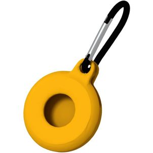 Mobigear Circle Key Apple AirTag Hoesje Flexibel TPU Sleutelhanger - Oranje