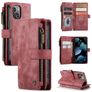 Caseme C30 iPhone 13 Mini Hoesje Bookcase Portemonnee - Rood