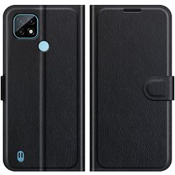 Mobigear Classic Realme C21 Hoesje Bookcase Portemonnee - Zwart